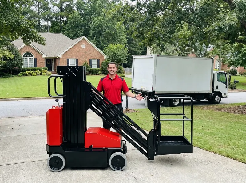 12' Vertical Mast Lift, Self-Propelled in Roswell, GA